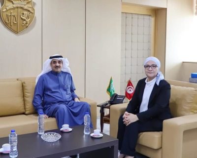 وزيرة العدل تبحث مع سفير السعودية التعاون بين البلدين في المجالين القانوني والقضائي